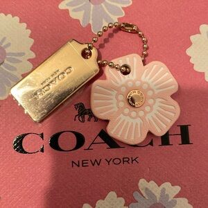 Coach bag charm or keychain